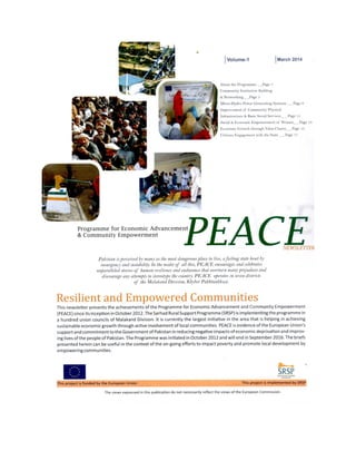 Programme for Economic Advancement and Community Empowerment (PEACE) 
