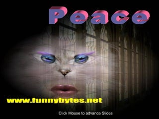 Peace Click Mouse to advance Slides www.funnybytes.net 