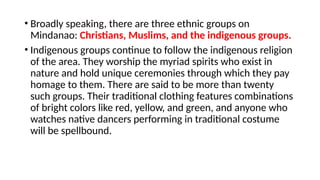 Mmindano Color Peace and Development With emphasis on Mindanao.pptx