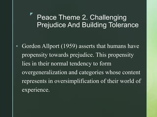 Peace Education | PPTX