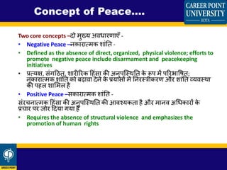 Peace education introduction definition concept and nature | PPTX