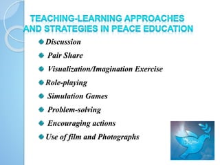 Peace education | PPTX