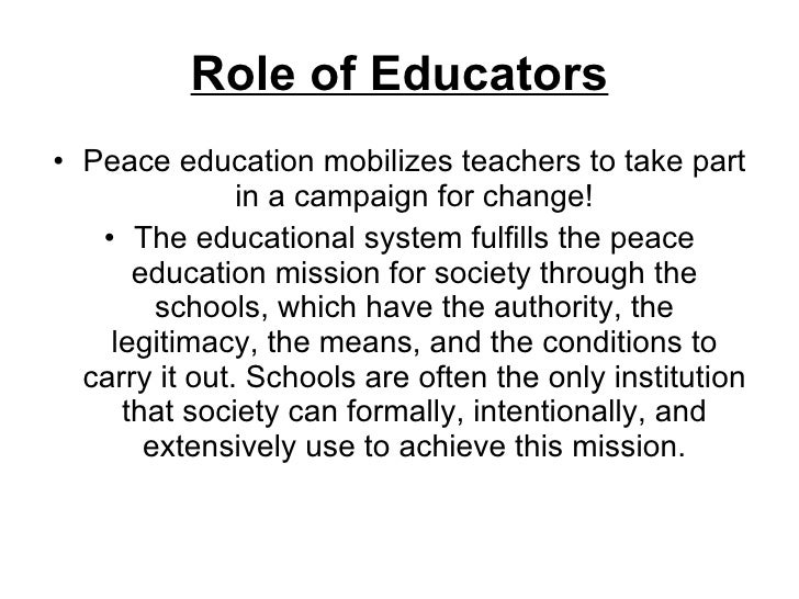 Introduction to peace education picture