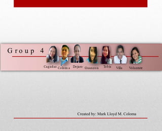 Created by: Mark Lloyd M. Coloma
 