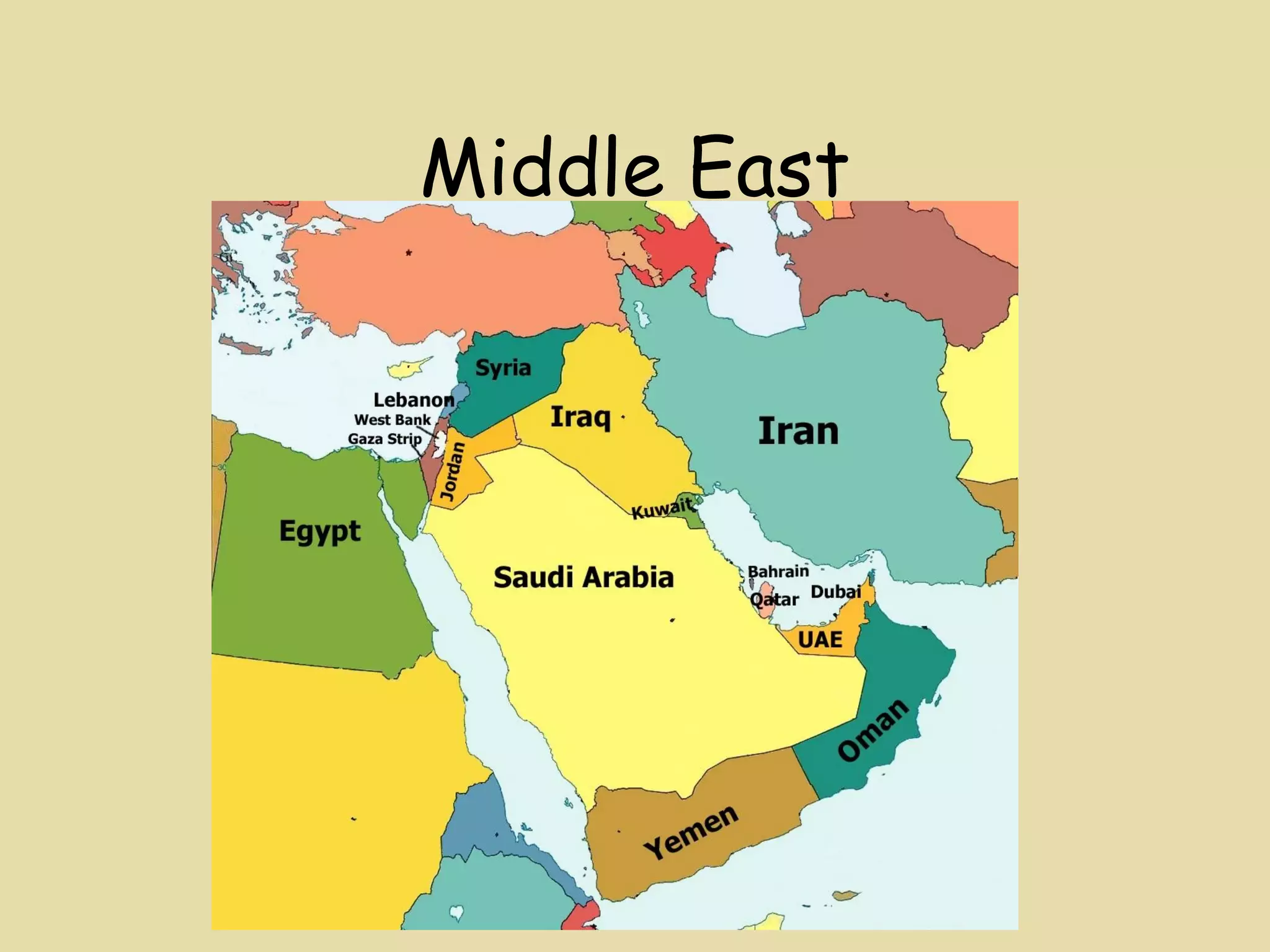 Middle East
 