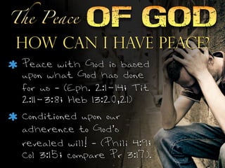 The Peace Of God