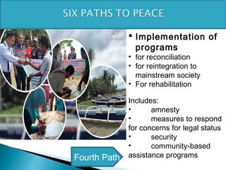 Peace process report | PPT