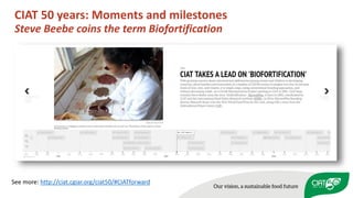 Peace, Rural Development, and Prosperity through agriculture research for development 