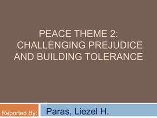 Peace theme 2 | PPTX