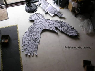 Full size working drawing
 