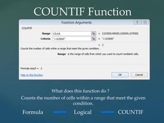 Microsoft Excel- basics | PDF