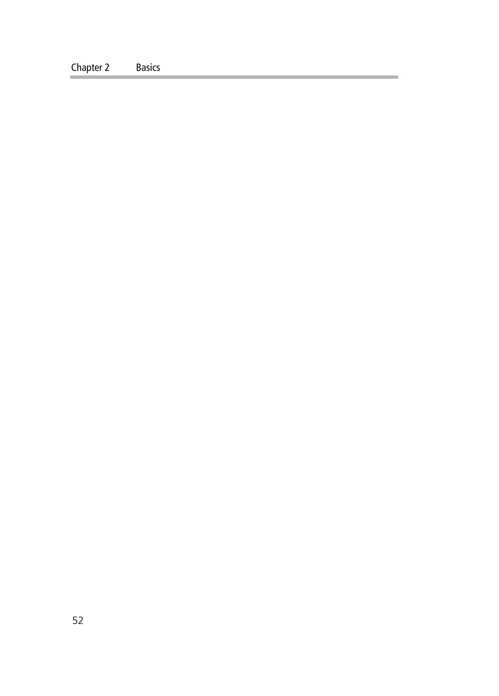 Chapter 2 Basics
52
 