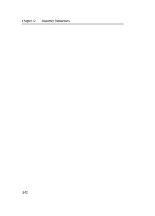 Chapter 12 Inventory Transactions
242
 