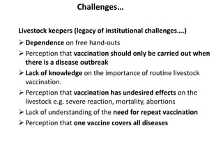How the OIE PPP Guidelines can guide the greater involvement of the private sector in livestock disease control in Kenya