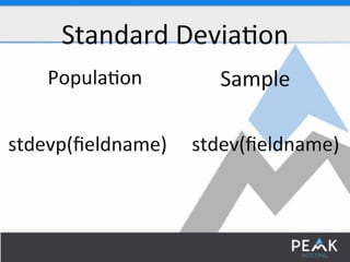 SplunkLive! Customer Presentation – Peak Hosting