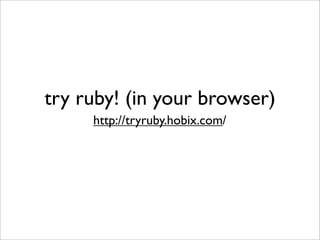 Ruby on Rails Presentation