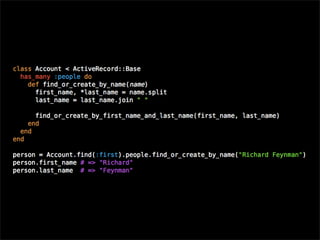 Ruby on Rails Presentation