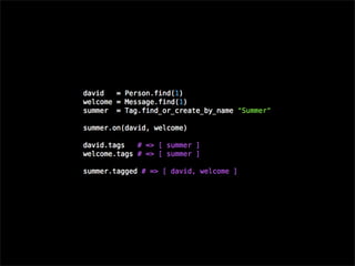 Ruby on Rails Presentation