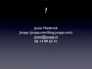 Ruby on Rails Presentation