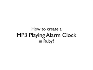 Ruby on Rails Presentation