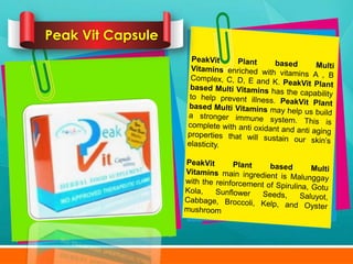 Peak Vit Capsule
 