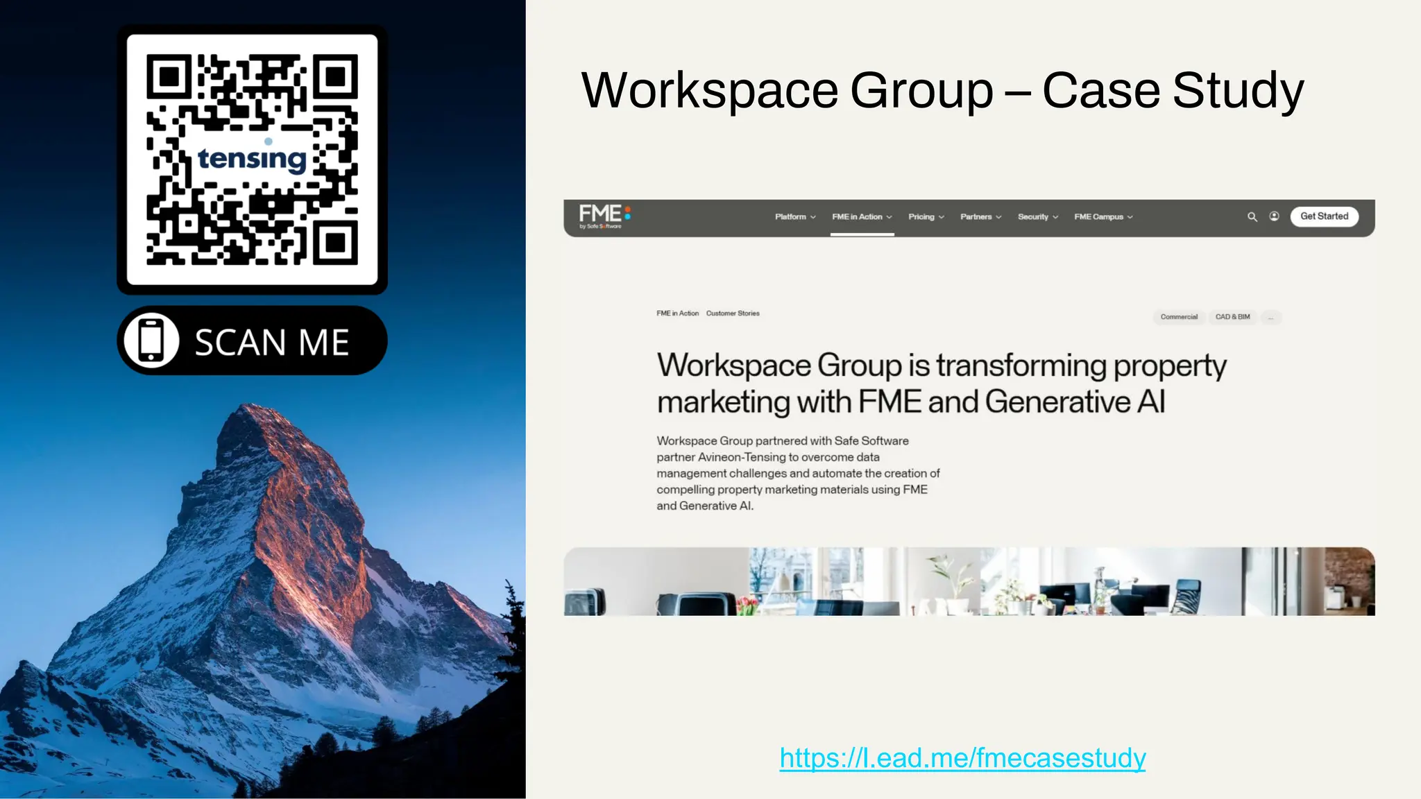 Workspace Group – Case Study
https://l.ead.me/fmecasestudy
 