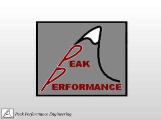 Peak Performance Engineering 