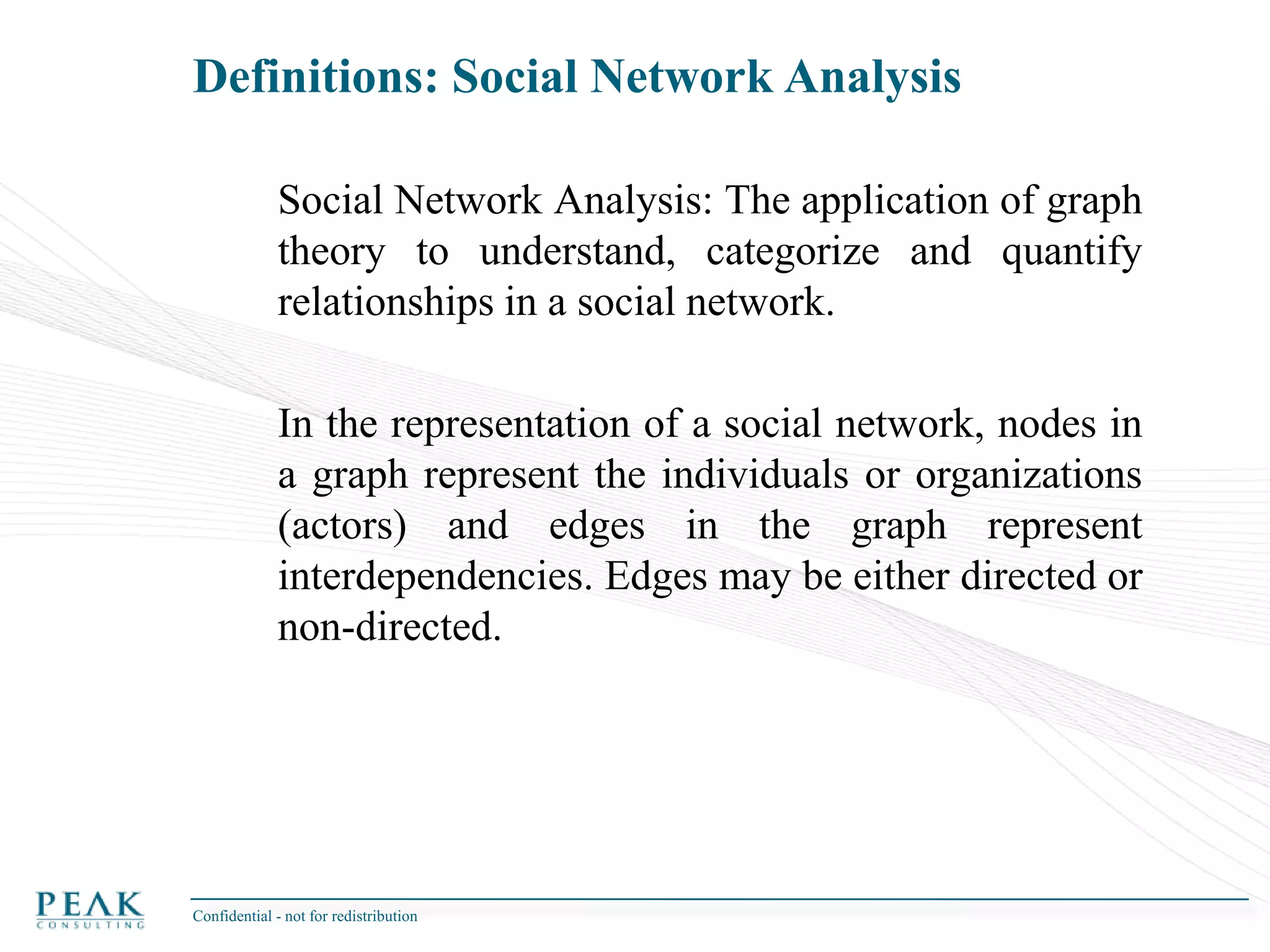  Social Network Analysis with Transactions
