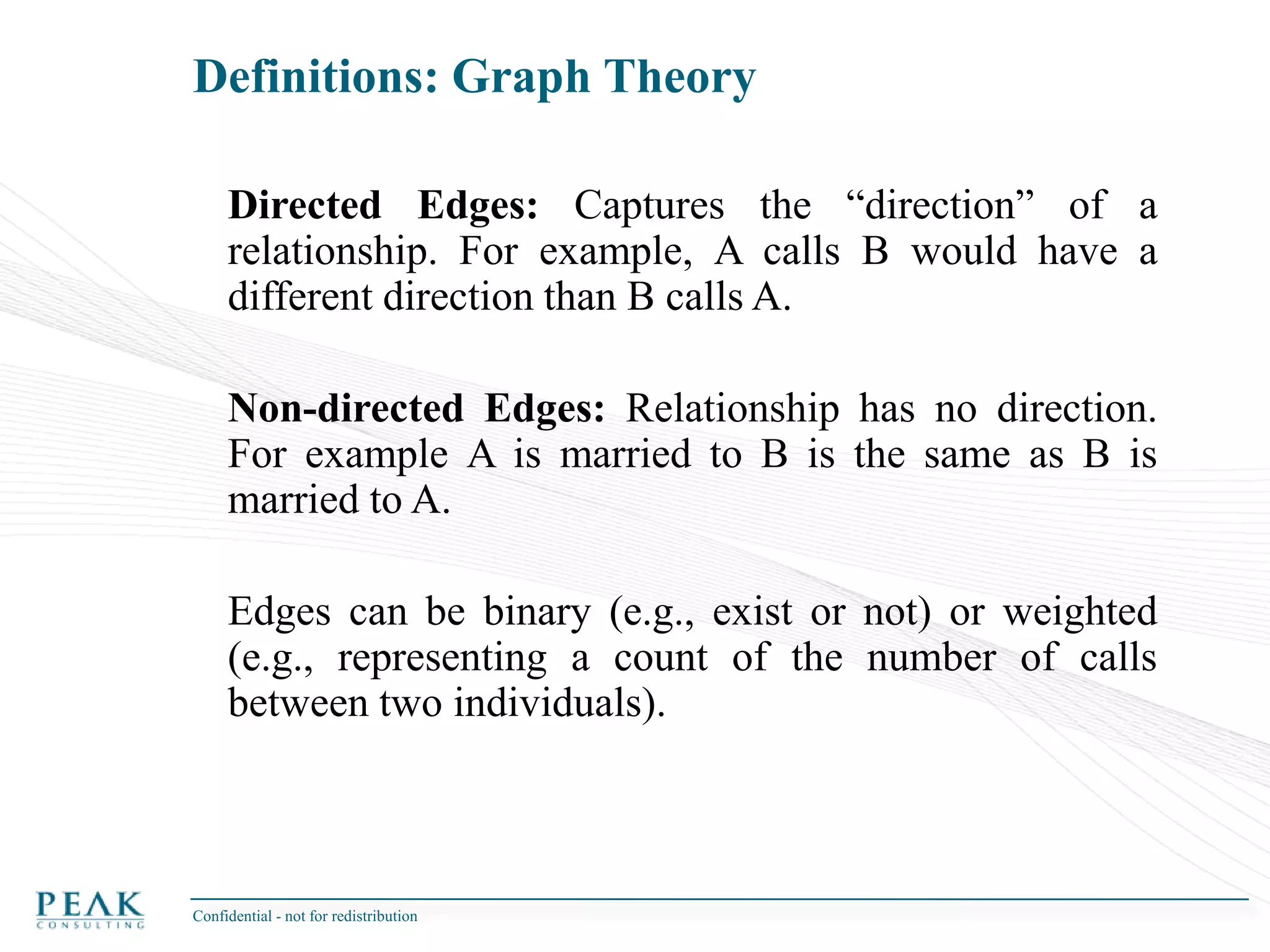 Definitions: Social NetworkSocial Network: A social structure composed of individuals (or organizations) interconnected by one or more specific types of interdependencies such as friendship, kinship, financial exchanges, communication  exchanges, etc.
