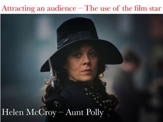 Attracting an audience – The use of the ﬁlm star

Helen McCroy – Aunt Polly

 
