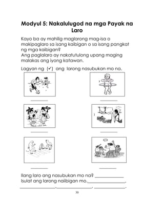 k to 12 grade 1 learner s material in pe and health q1 q4