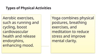 PE AND HEALTH 7 Q1 3Positive Effects of Physical Activity on Mental ...