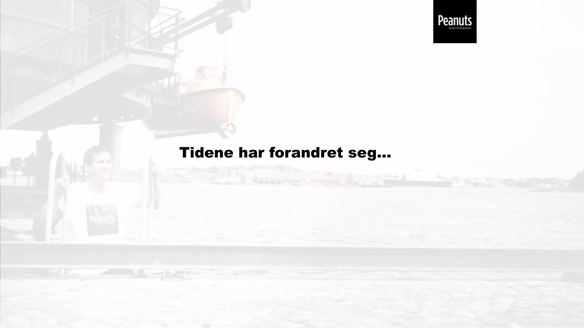 Tidene har forandret seg…
 