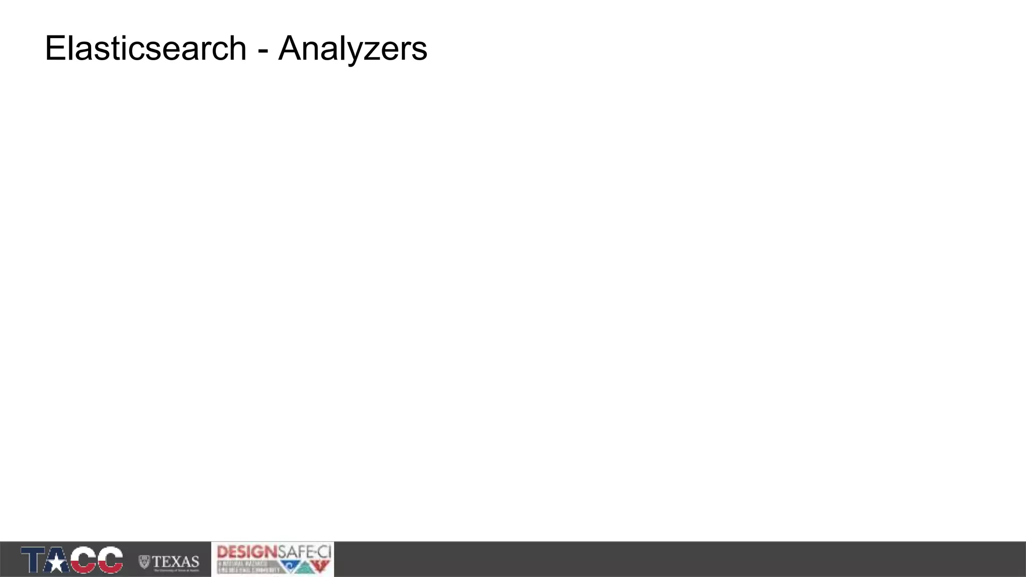 Elasticsearch - Analyzers 