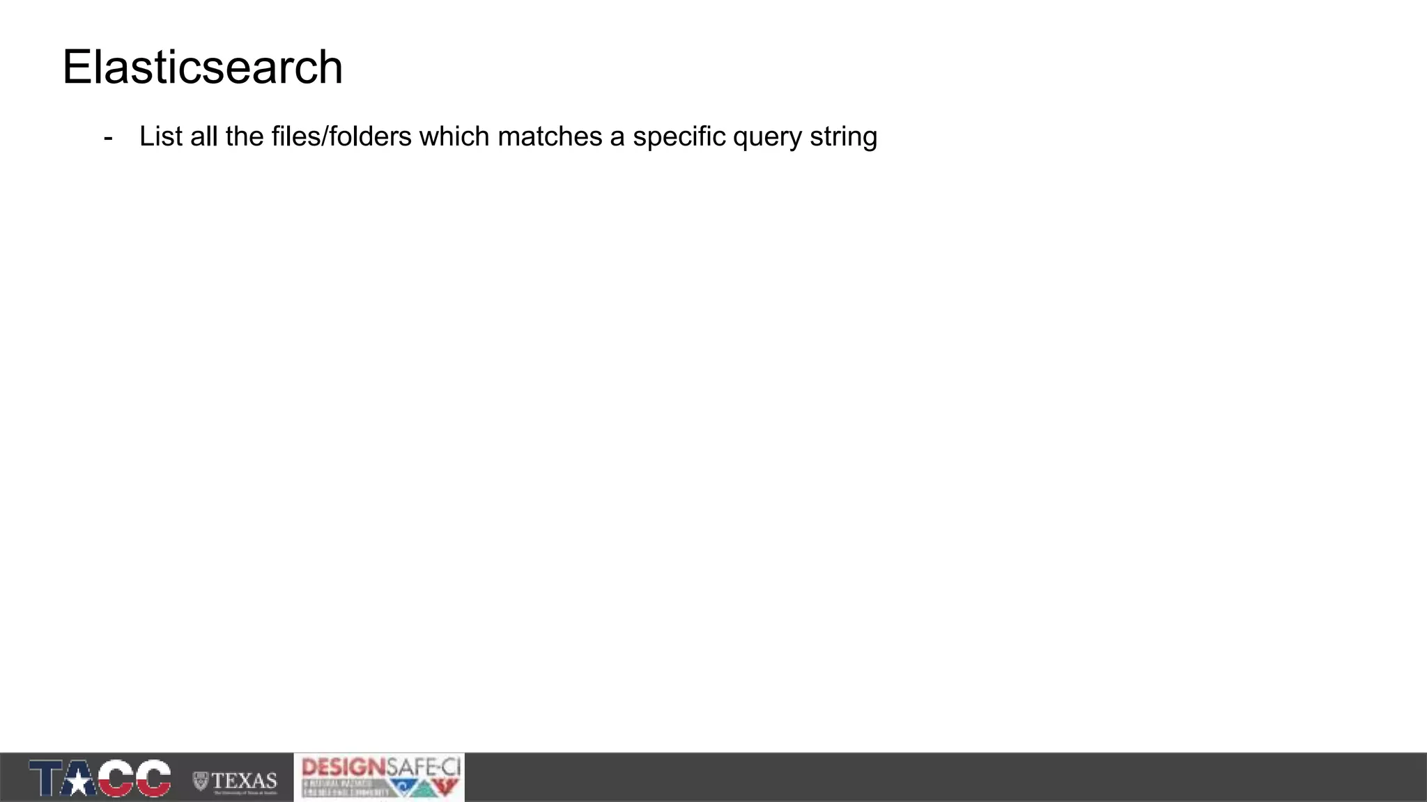 Elasticsearch - List all the files/folders which matches a specific query string 