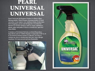 Pearl® Professional Waterless Wash System  Factory-Direct Pearl  Manufacturer Waterless Car Wash & Environmentally Friendly Detailing  Products
