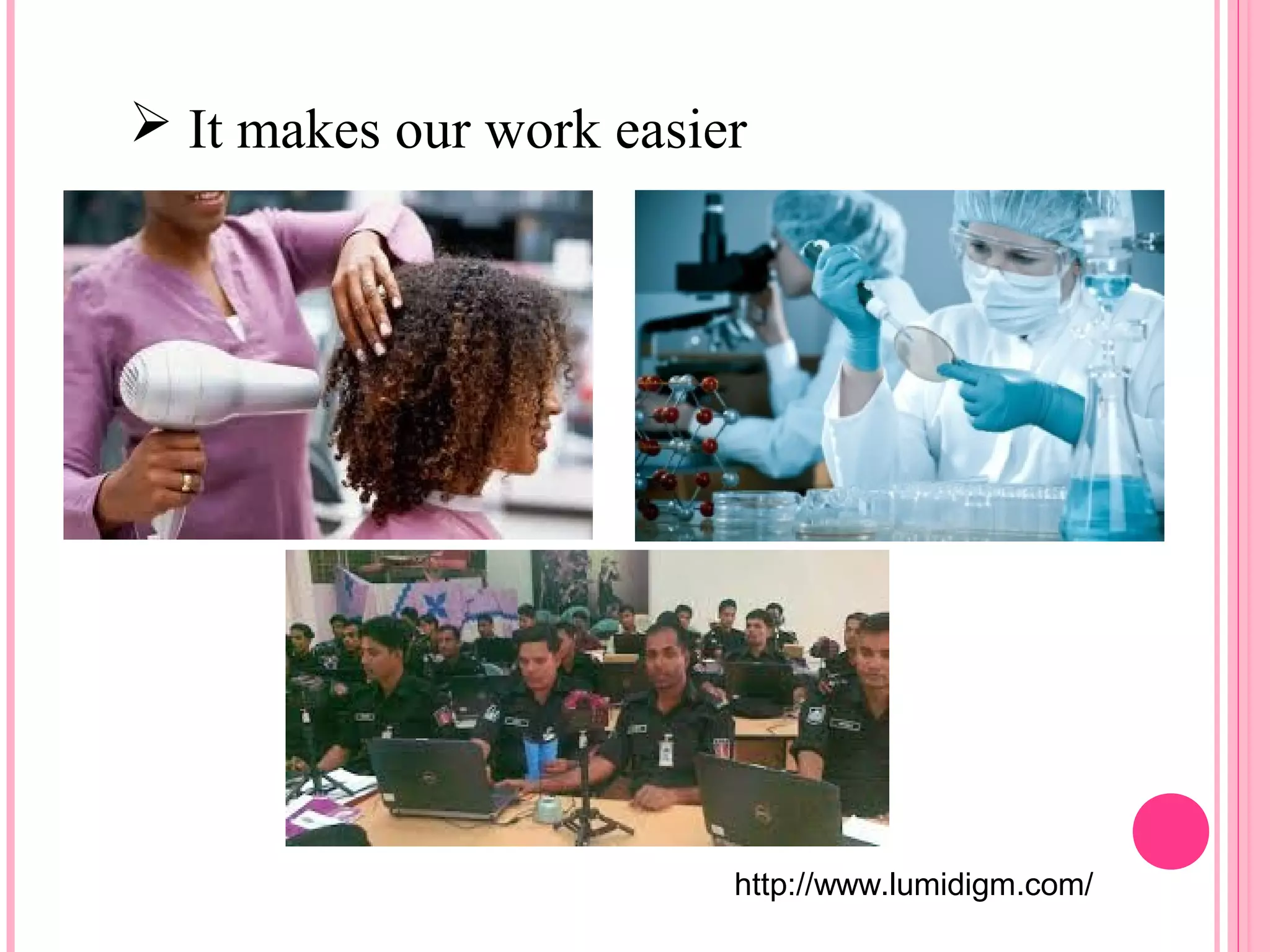  It makes our work easier 
http://www.lumidigm.com/ 
 