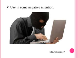  Use in some negative intention. 
http://atibapa.net/ 
 