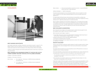 SCHOLARSHIPS
MERIT-CUM-MEANS (NEW ENTRANTS)
Pearl Academy awards Merit-cum-Means Scholarship to new entrants (all centers) in regular UG / PG /
Masters Programs at the time of admission, for first year only, to attract meritorious students with
limited means to benefit from world class education in Art, Design & Fashion offered at the Academy.
The Merit-cum-Means Scholarship (new entrants) provides partial waiver of tuition fee to a maximum of
10% of new entrants.
MERIT-CUM-MEANS SCHOLARSHIPWAIVES PAYMENT OF TUITION FEE ONLY FOR THE
CURRENT ACADEMIC YEAR (FIRST YEAR ONLY) IN THE FOLLOWING CATEGORIES:
a.Category 1: 50% waiver of Tuition fee
b.Category 2: 25% waiver of Tuition fee
Merit Criterion: a. For UG applicants - Performance in 10th/Pearl entrance exam/personal
interview/studio test.
b. For PG applicants - Performance in 12th/Pearl entrance exam/personal
interview/Studio Test.
Means Criterion: a. Annual gross parental/family income from all sources – maximum `4,50,000
(criteria as per Govt. of India notification).
Additional Weightage: a. Wards of single parents.
Prescribed Scholarship Application Forms with detailed eligibility criteria are available in all Pearl
Centers, uploaded on the Pearl website (www.pearlacademy.com) and also available along with the
Application Kit.
All eligible students fulfilling the above criteria and desirous of availing Merit-cum-Means (new
entrants) Scholarships should submit their scholarship application along with their ‘Application Form for
Admissions 2014’ supported by attested copies of all requisite documents.
Merit-cum-Means scholarship will be continued for subsequent years, on the condition that the student
fulfills eligibility conditions/criteria of annual gross parental/family income and academic performance
(as notified from time to time). All eligible students desirous of availing Merit-cum-Means Scholarship
(new entrants) are required to submit fresh applications every year along with attested copies of
requisite documents.
MERIT SCHOLARSHIP (COURSETOPPERS)
Merit Scholarship (Course Toppers) will be awarded annually to students who have topped (1st rank)
their respective cohorts, subject to class size of minimum 30 students.
Merit Scholarship (Course Toppers) is subject to: -
a.Course Topper achieving the minimum prescribed standards of achievement (Higher Second Class in
UG/First Class in PG/Commendation in Masters Program - i.e., min. 60%).
b.Awardee maintaining the minimum prescribed aggregate attendance.
c.No disciplinary proceedings against the awardee.
To be eligible for scholarship, the course topper should achieve minimum 70% or above (First class in
UG / distinction in PG & MA).
INDUSTRY SCHOLARSHIP
There are a few scholarships, sponsored by reputed companies, for deserving students enrolled in regular
UG/PG/MA Programs, who lack adequate financial means but have demonstrated a strong academic
performance.
Only students within prescribed annual gross parental/family income of `4,50,000 from all sources are
considered for grant of Industry Scholarships.
Full & Half Scholarships are declared based on the corpus available each year. Industry Scholarship will
be awarded based on academic performance of the applicants in each program/cohort as under:
i. Full scholarships to be granted to students who secure between First to Fifth rank (20% of
cohort/batch) in their cohort.
ii.Part scholarships to be granted to students who are ranked below 5th position (below 21% of the
cohort) up to a rank equivalent to 50% of the cohort.
Eligible Pearl students fulfilling the eligibility conditions/criteria of annual gross parental/family income
and academic performance (as notified from time to time), after completion of their first year (Level 1
in UG and Year 1 in PG/MA), desirous of availing Industry Scholarship (Merit-cum-Means), are
required to submit applications along with all supporting documents by 1st week of August, as notified.
94 95
Call a design school admission Expert on
+91 89712 96752
Visit www.afdindia.com for more
afdindia
.
gateway to global design schools
 