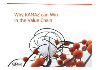 Why KAMAZ can Win
in the Value Chain
 