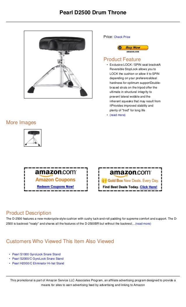 Pearl d2500 drum throne