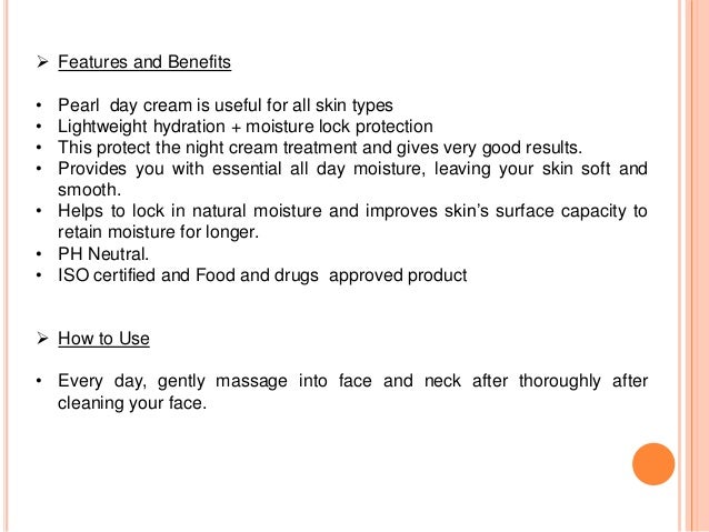 Pearl Fairness Cream Skin Products