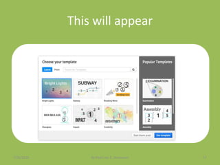 This will appear
7/26/2015 By:Pearl Joy C. Anonuevo 17
 