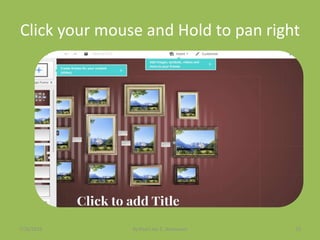 Click your mouse and Hold to pan right
7/26/2015 By:Pearl Joy C. Anonuevo 23
 