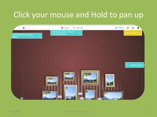 Click your mouse and Hold to pan up
7/26/2015 By:Pearl Joy C. Anonuevo 25
 