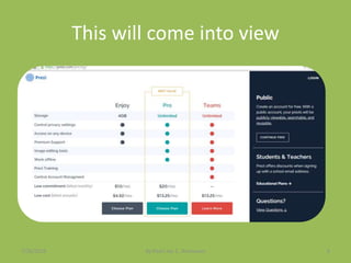 This will come into view
7/26/2015 By:Pearl Joy C. Anonuevo 6
 