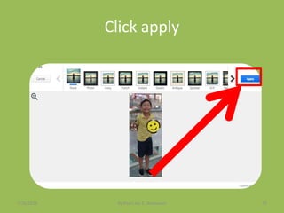 Click apply
7/26/2015 By:Pearl Joy C. Anonuevo 75
 