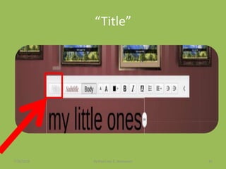 “Title”
7/26/2015 By:Pearl Joy C. Anonuevo 81
 