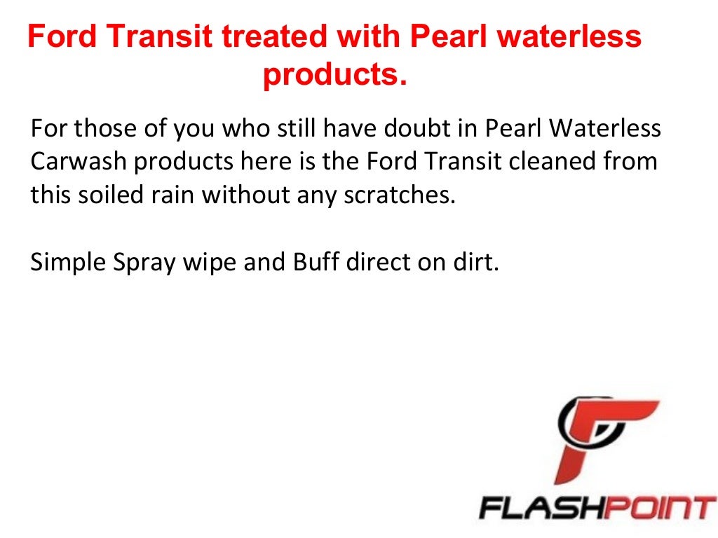 Pearl Waterless Car Wash Malta Flashpoint