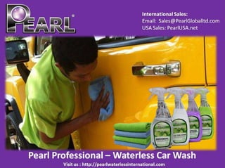 Pearl professional – waterless car wash